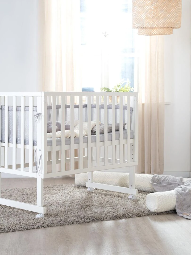ROBA Berceau Cododo 3en1 'roba Style gris' avec Barrière Blanc