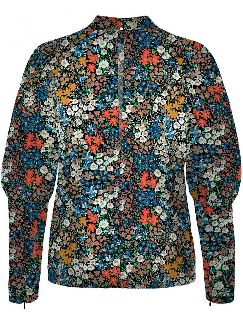 Top à motifs Vero Moda   Rouge