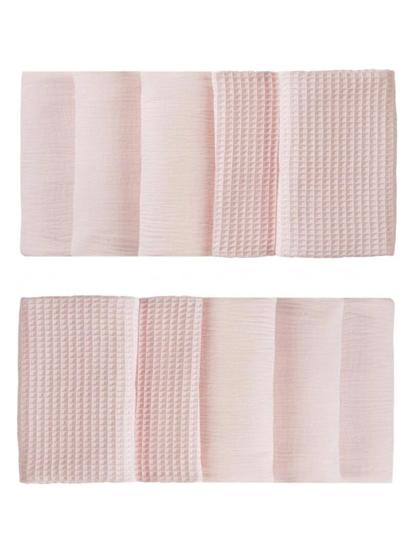 Tour de lit modulable Mix & Match (pour lits 60x120 cm et 70x140 cm) Rose