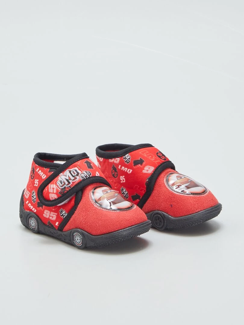 Chaussons à scratch 'Cars' Rouge