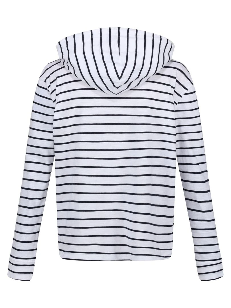 Regatta   Sweat à capuche MONSAL   Blanc Bleu