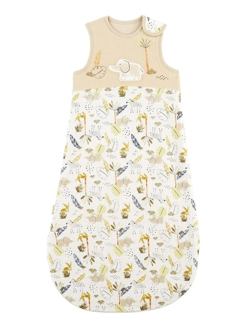 Gigoteuse d'été en gaze de coton Zagora Beige sable