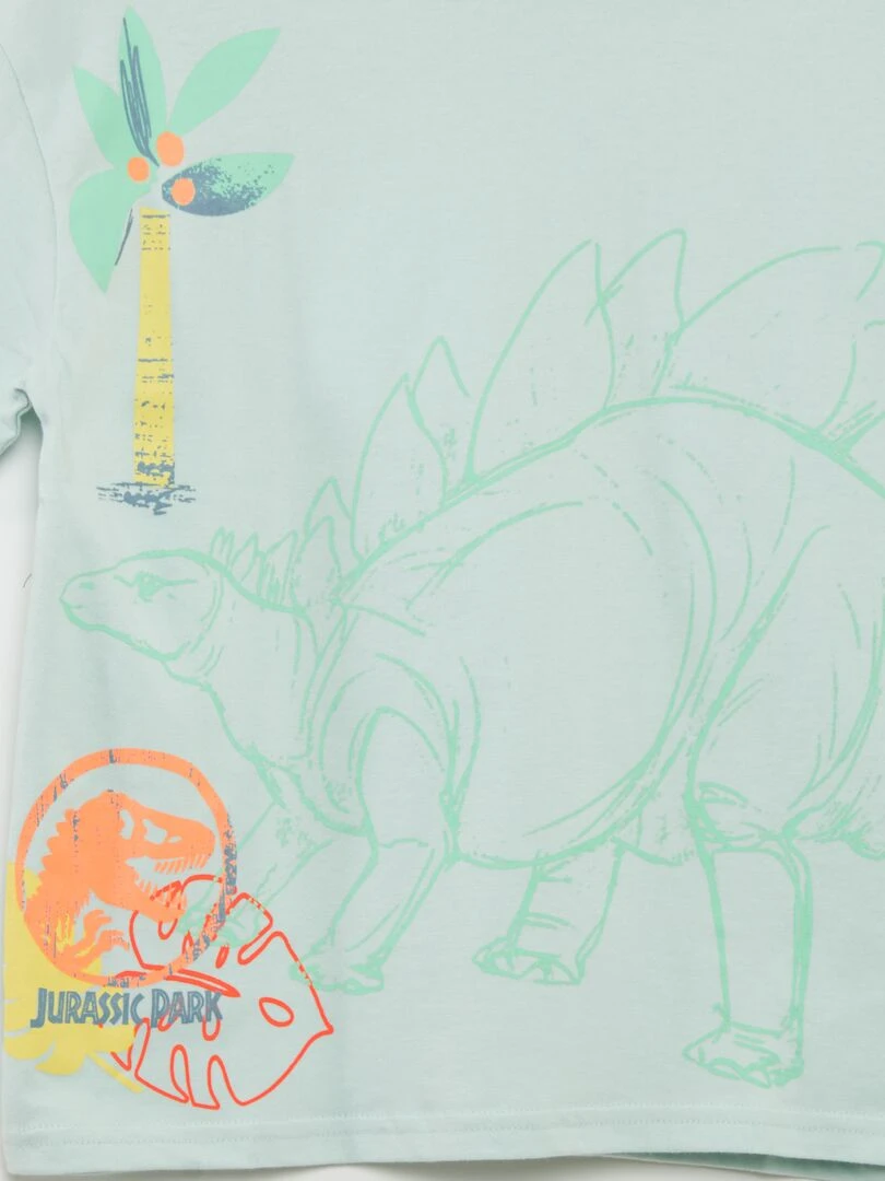 T shirt 'Jurassic Park' Bleu