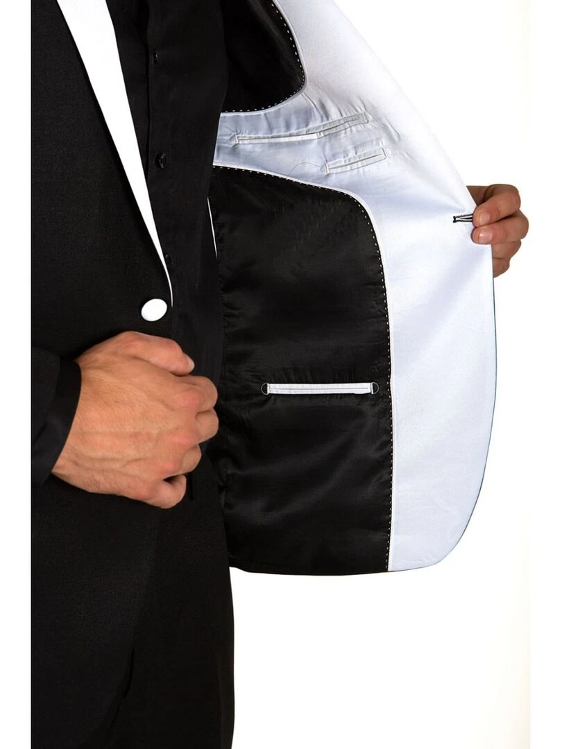 Veste de smoking Kebello Noir Noir