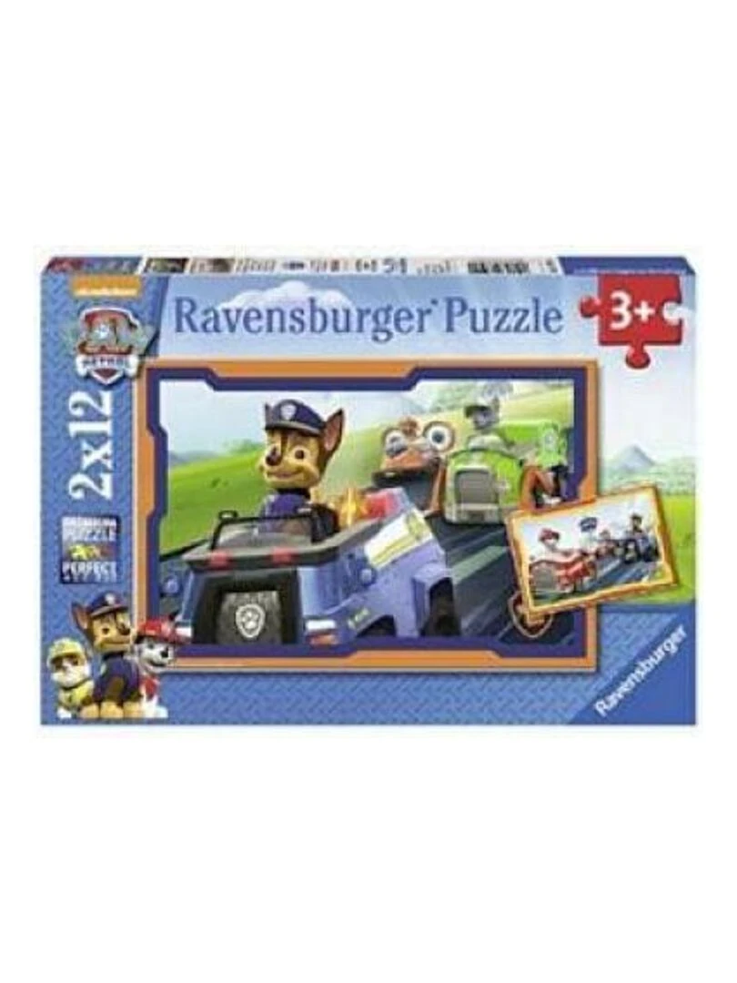 Puzzle 2x12p Pat Patrouille en action N/A
