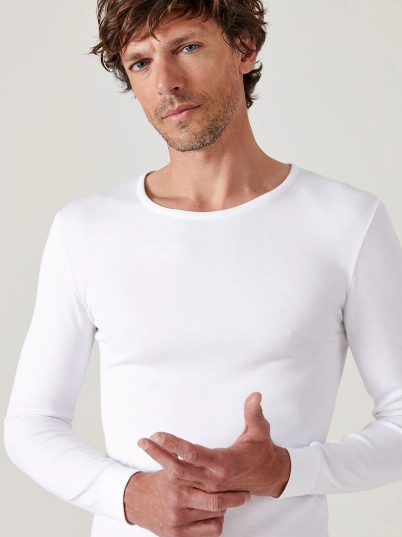 T shirt 'Damart' thermolactyl niveau 3   blanc