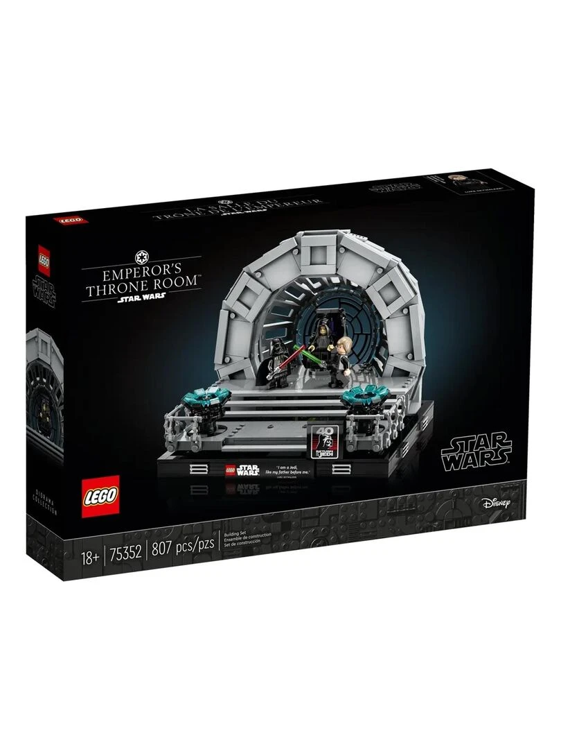 75352 LEGO Star wars Diorama de la salle du trône de lempereur N/A