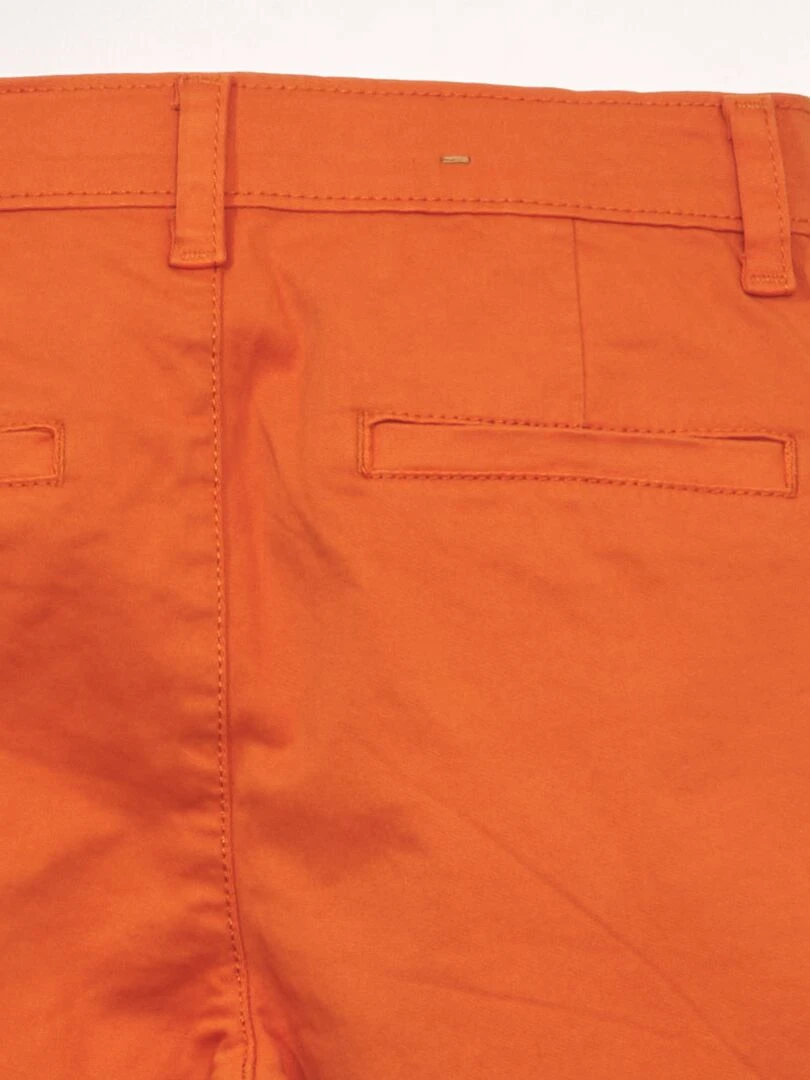 Pantalon chino   Orange