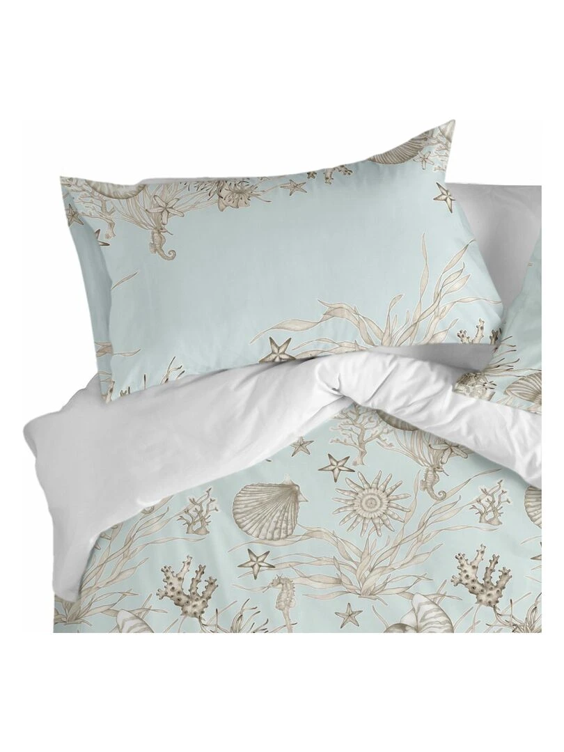 Taie d'oreiller Coral reef "Happyfriday" Blanc