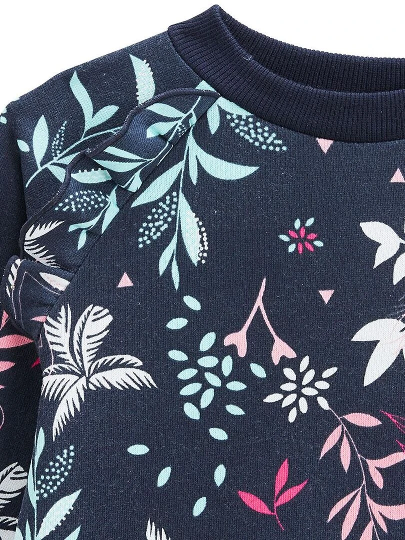 Robe enfant en molleton Maia   Bleu