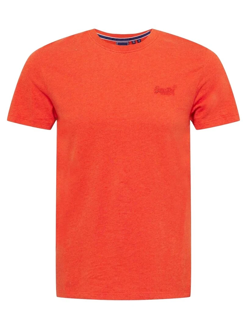 Tee shirt SuperDry vintage logo Emb Orange