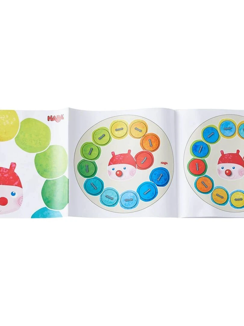Jeu de laçage Chenille arc en ciel N/A
