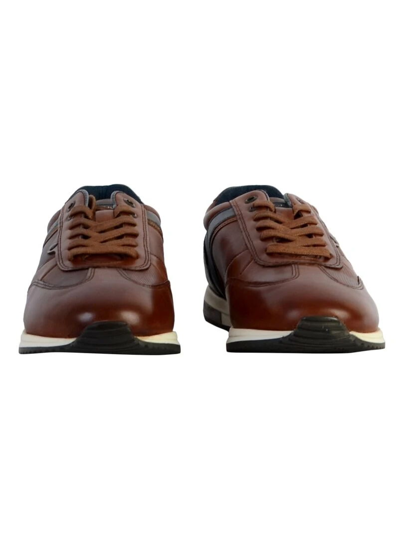 Basket Cuir Redskins Listing   Marron