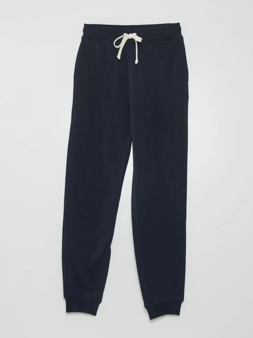 Jogging en french terry Bleu marine