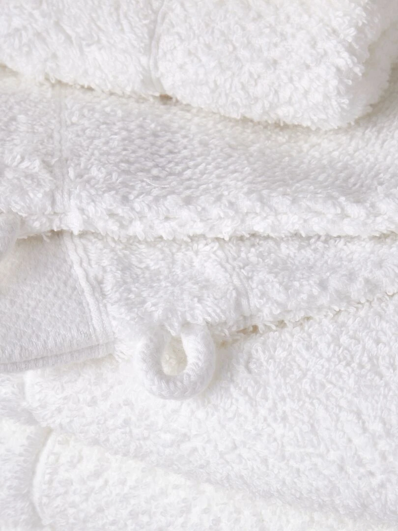 Lot de bain 8 pièces Blanc