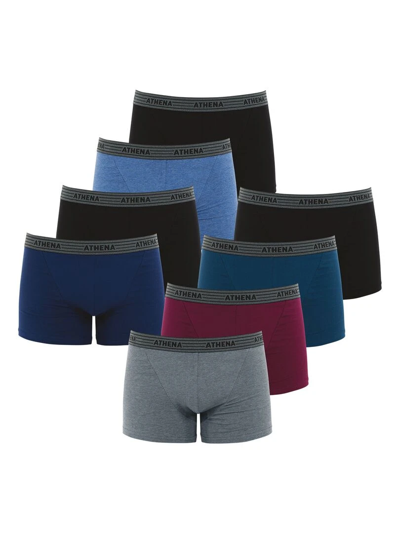 Lot de 8 boxers homme EcoPack Multicolore