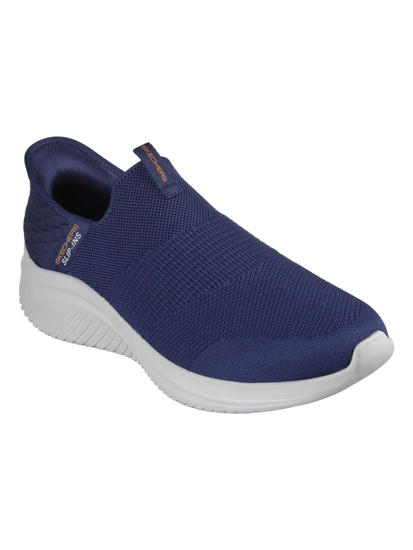 Basket à Enfiler Skechers Ultra Flex 3.0 Smooth Step   Bleu