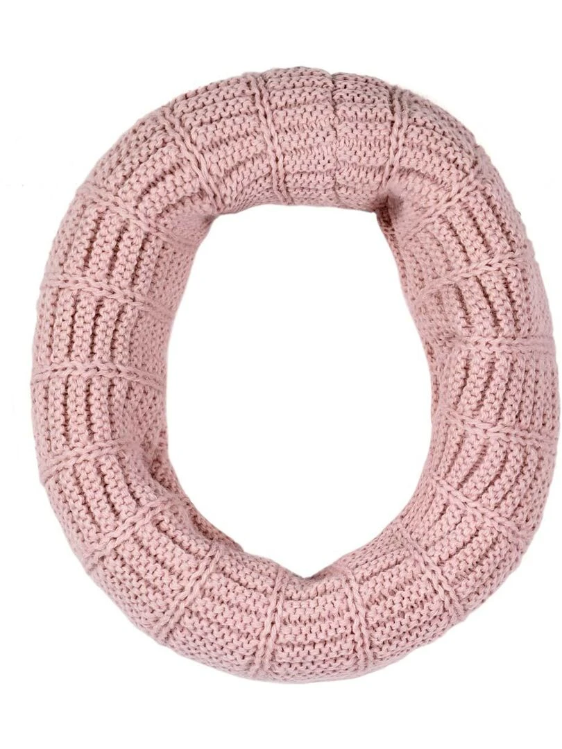 Snood Komin Made in UE Vieux rose