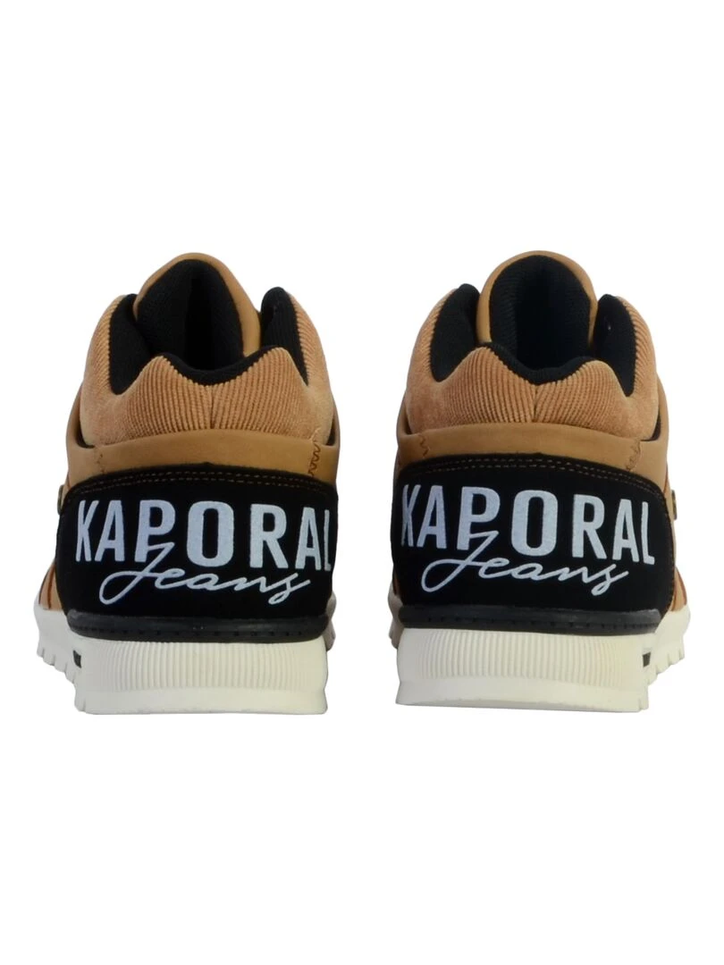 Basket Montante Cuir Kaporal Dawson   Marron