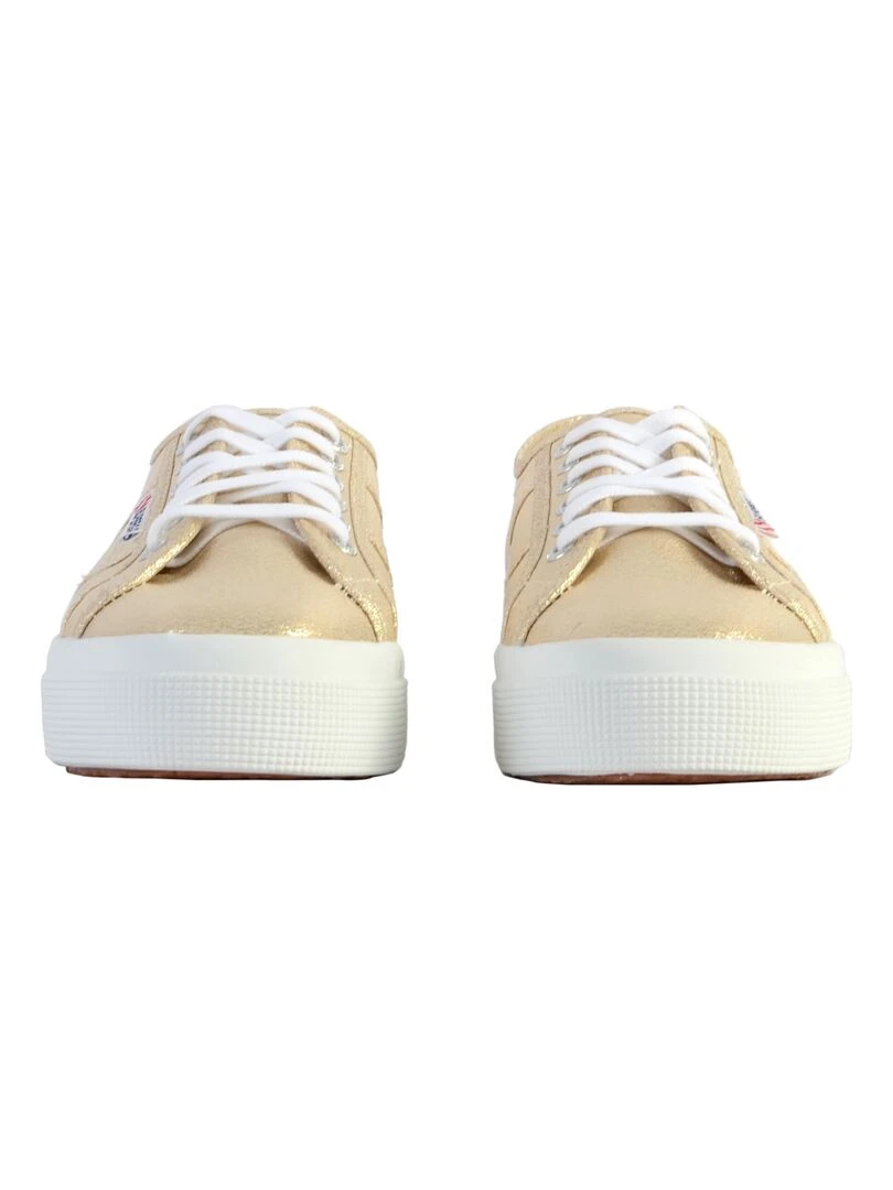 Basket à Lacets Superga 2730 Lame   Jaune