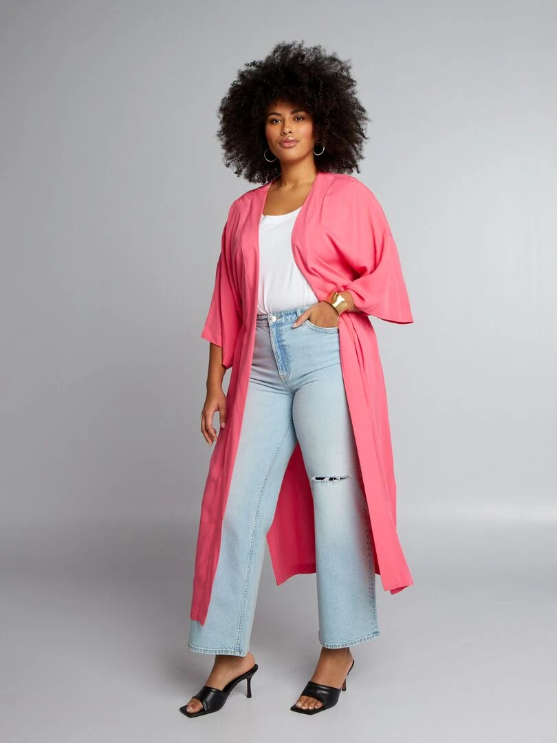 Kimono long Rose