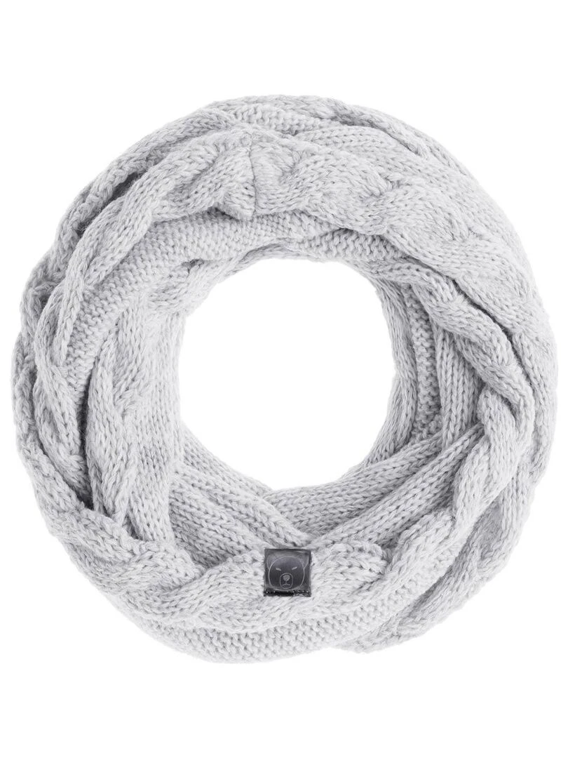 Snood Moyna Fabriqué en Europe Gris clair