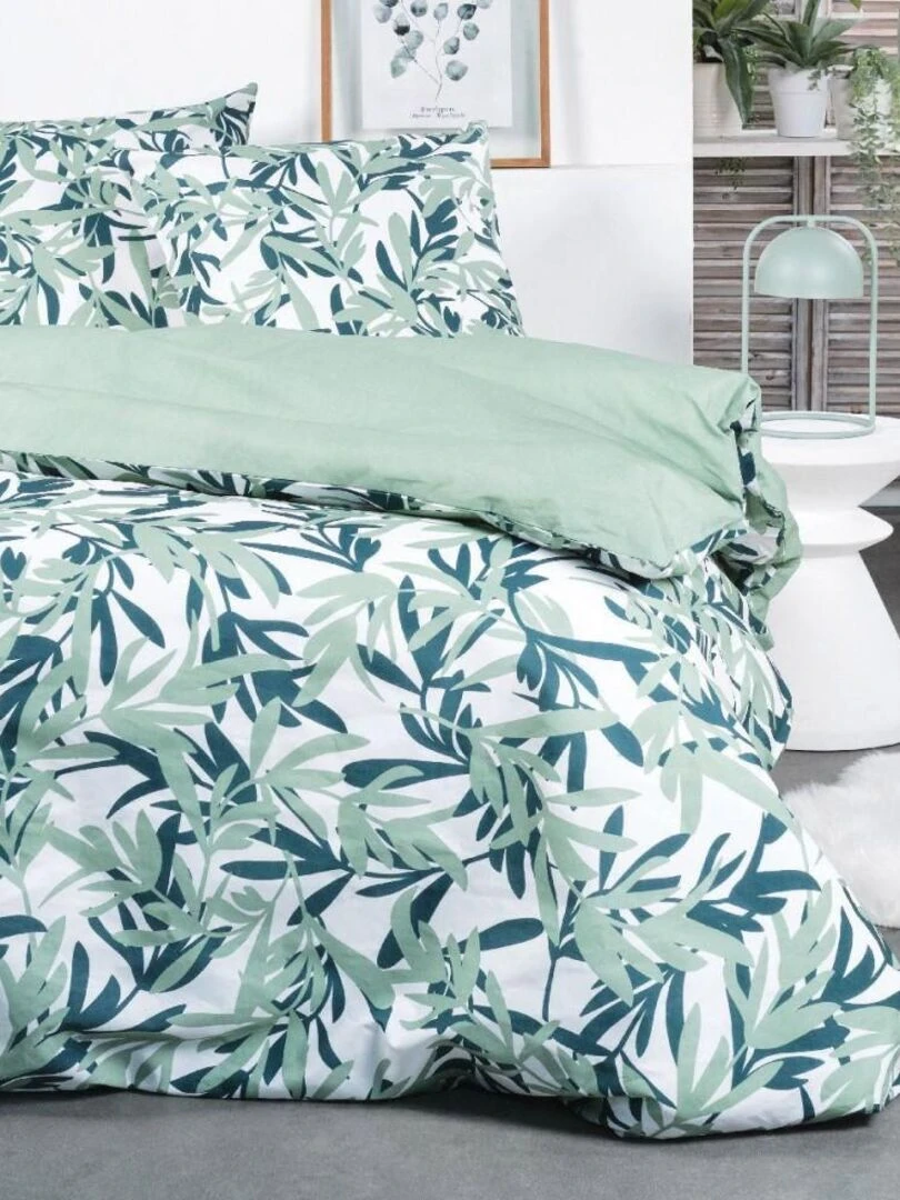 Housse de couette 220x240 Crazy 3.25 + 2 taies Bleu
