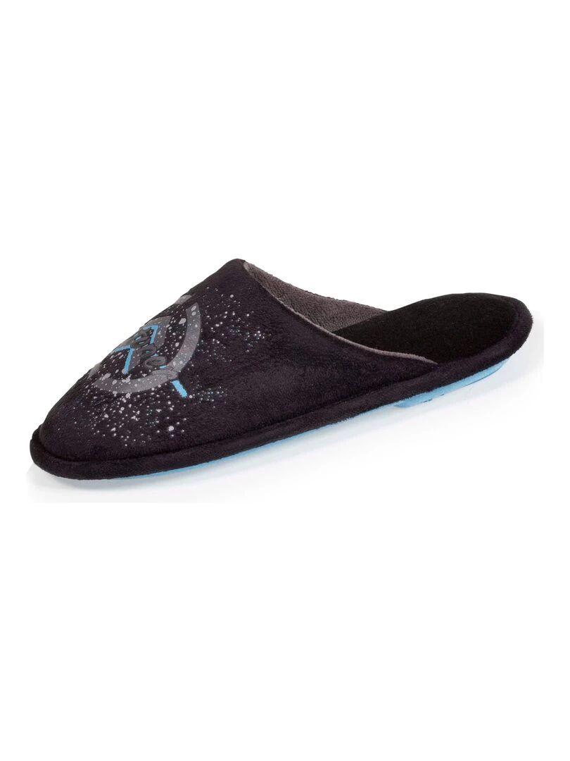 Chaussons mules Plates junior Noir Noir