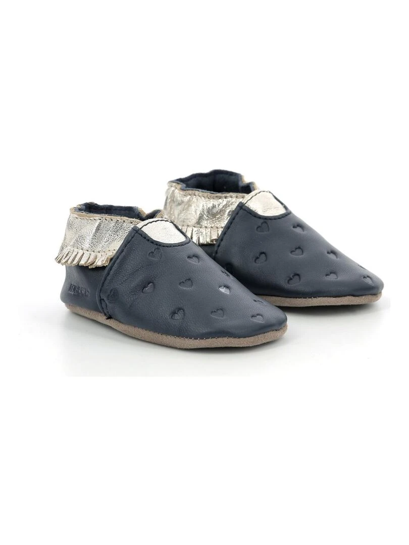 Chaussons Cuir Appaloosa Style Bleu marine