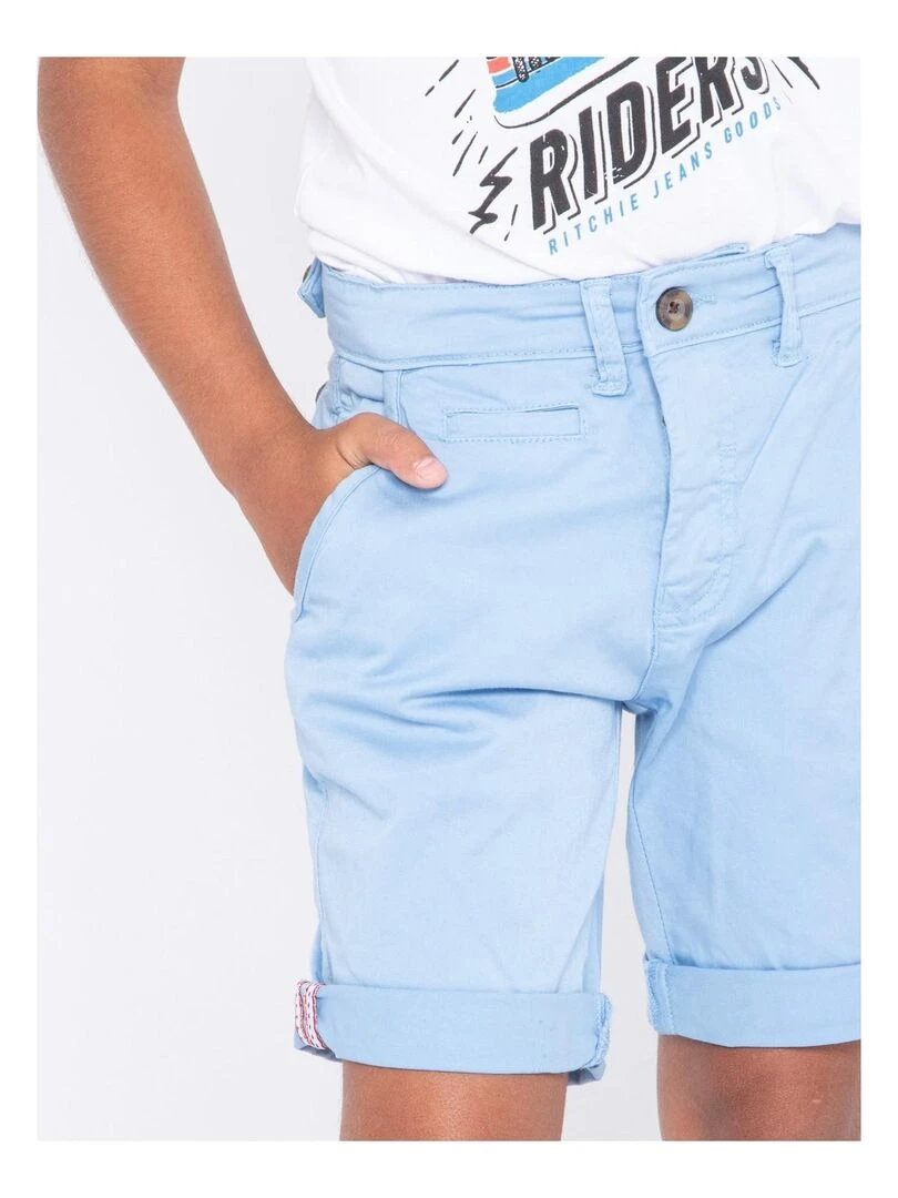 Bermuda chino BOLSTER J   Bleu ciel