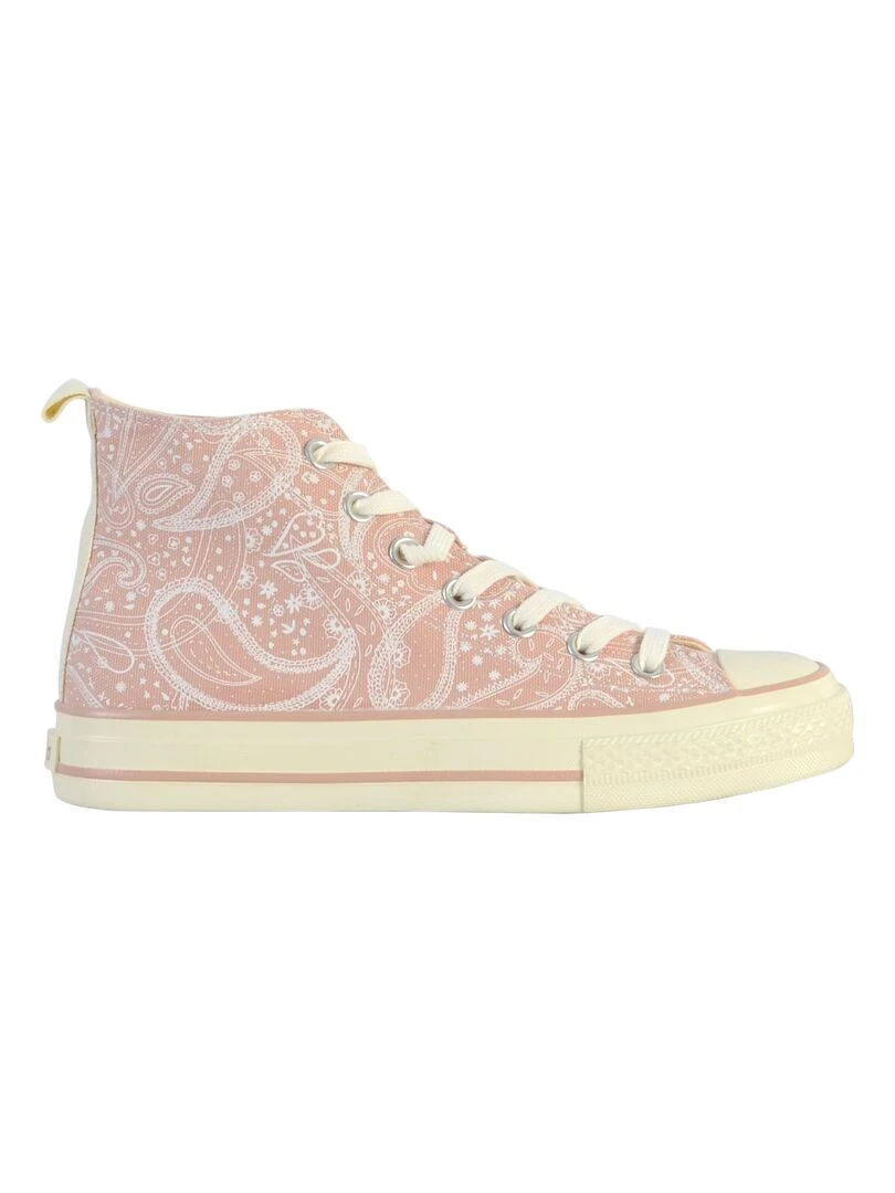 Basket à Lacets Victoria Beige