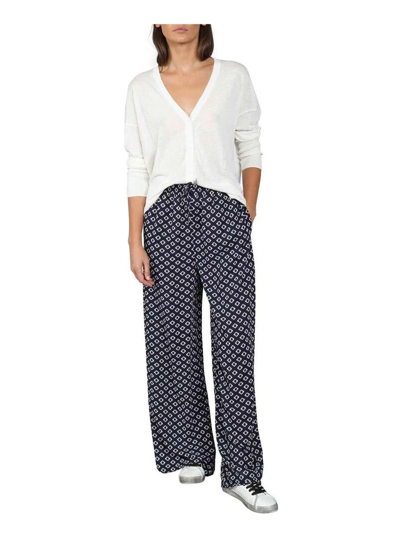 CHATTAWAK Pantalon bootcut Bleu marine