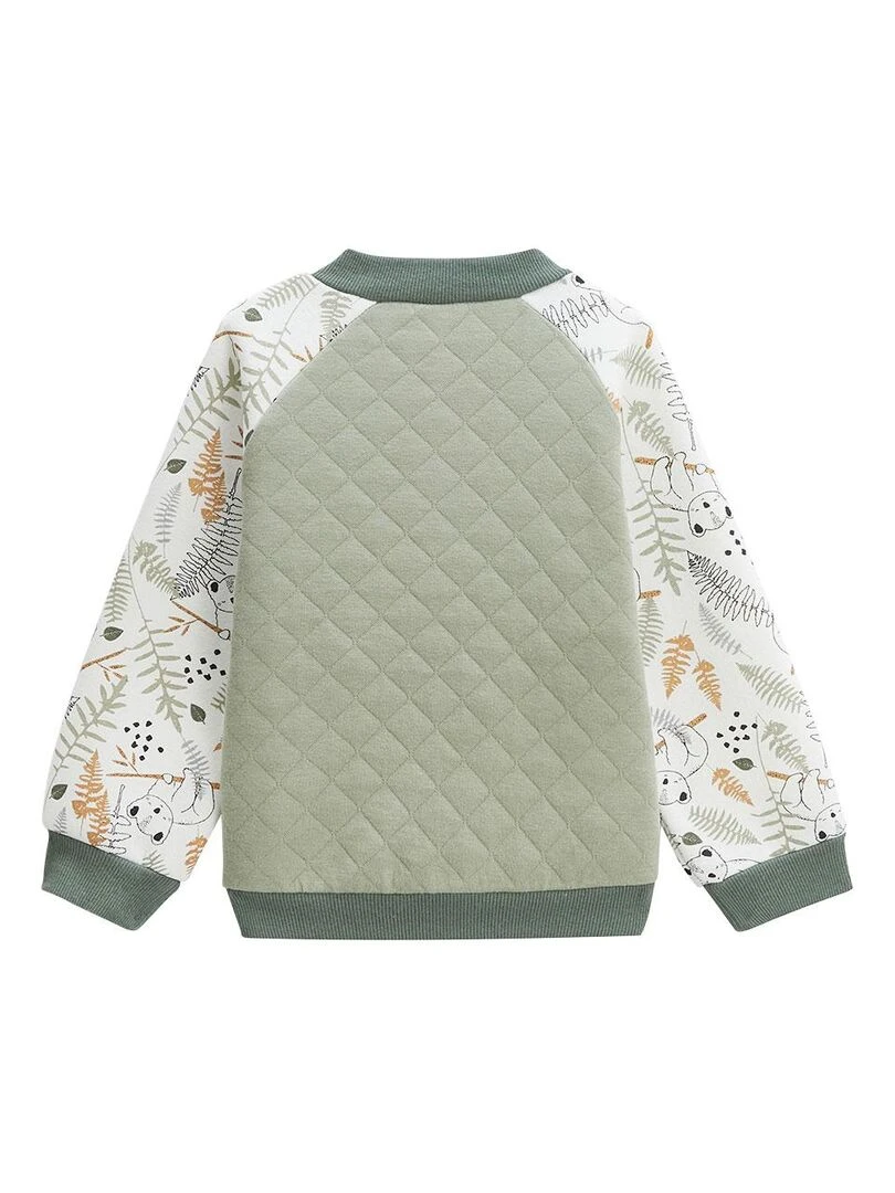 Veste teddy bébé matelassée Noah   Vert
