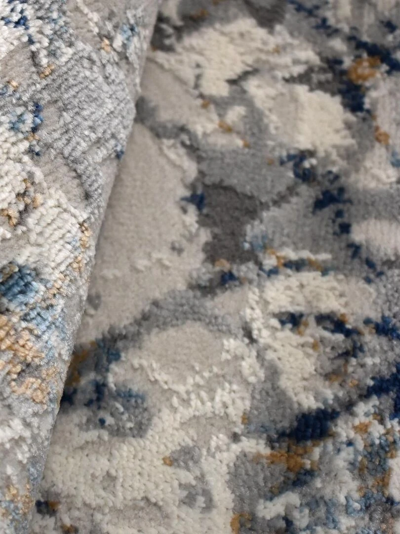 Tapis salon EFAL B OEKO TEX® Bleu