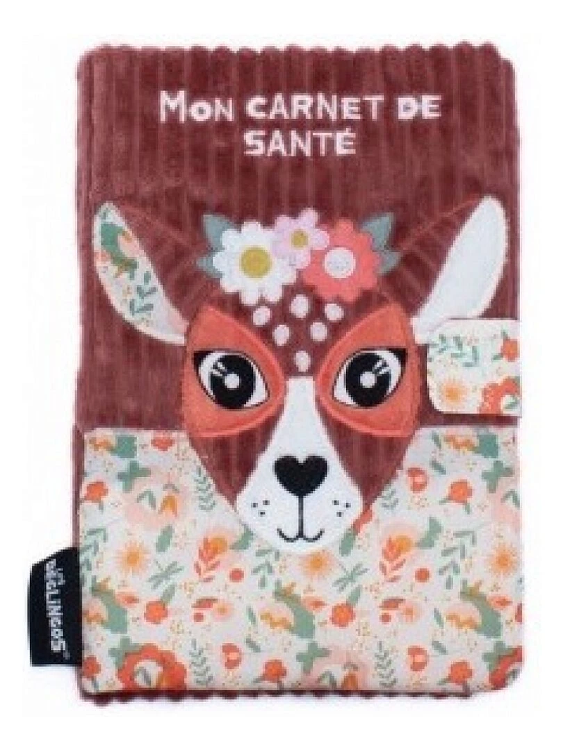 Protège carnet de santé Mélimélos la biche Marron