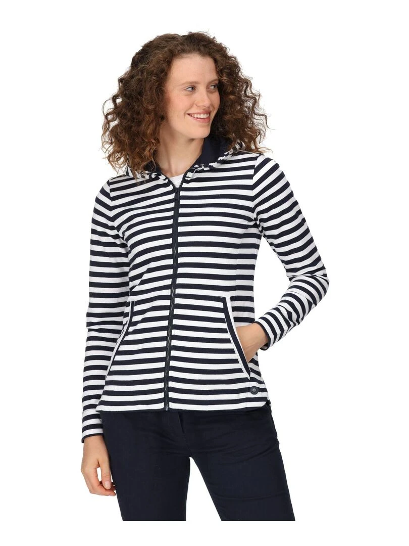 Regatta   Veste à capuche BAYLA   Bleu Bleu marine Blanc
