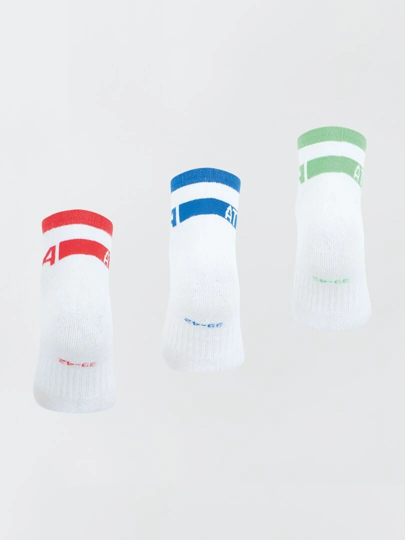 Lot de 3 paires de chaussettes 'Athena'   Blanc