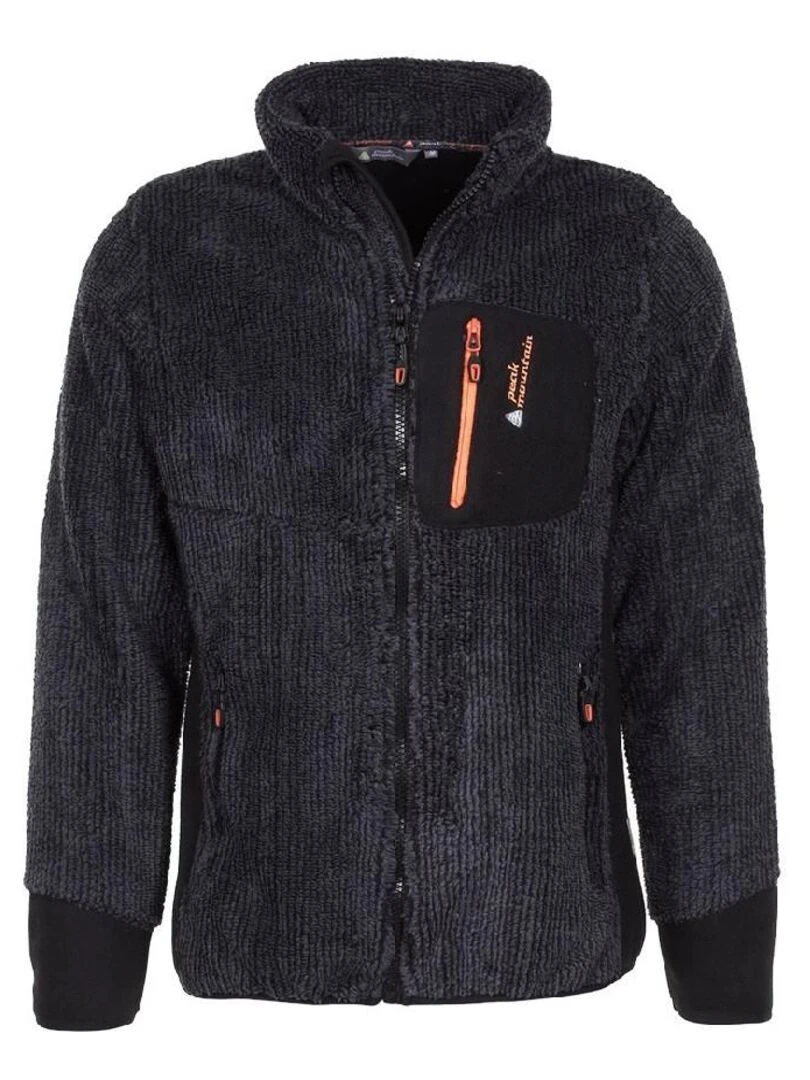 Polaire homme CAFFY PEAK MOUNTAIN Noir Noir