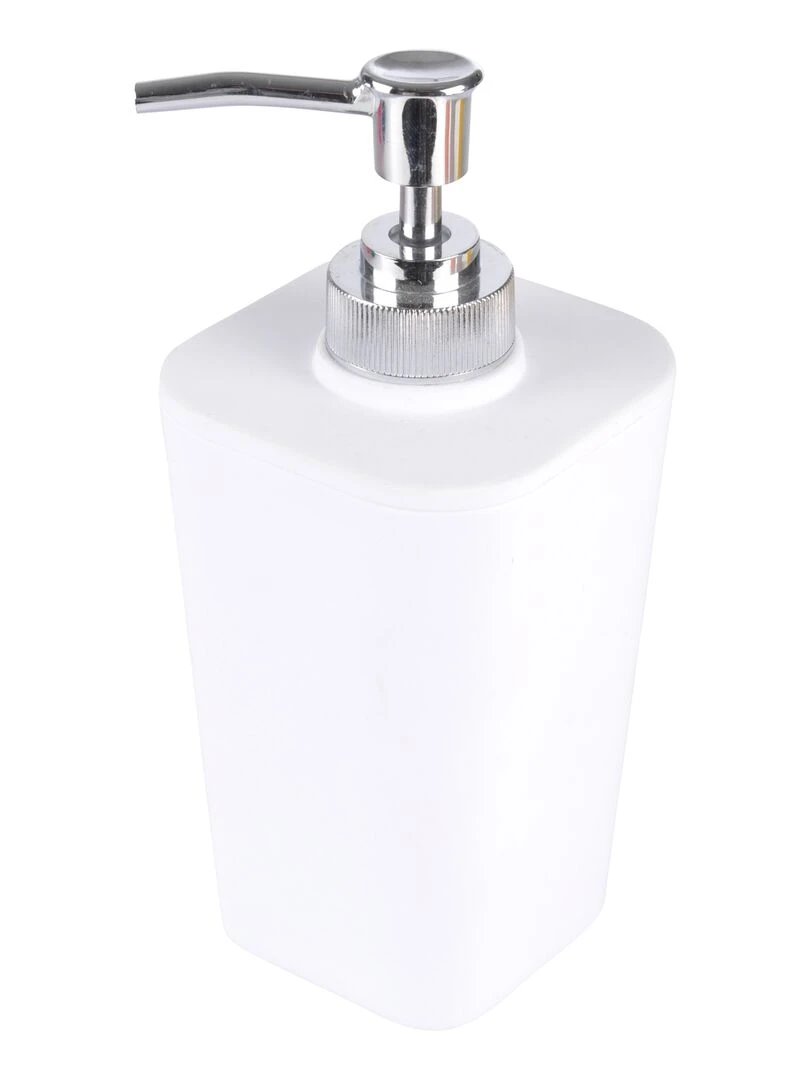 Distributeur de Savon Vitamines Soft Touche blanc Blanc