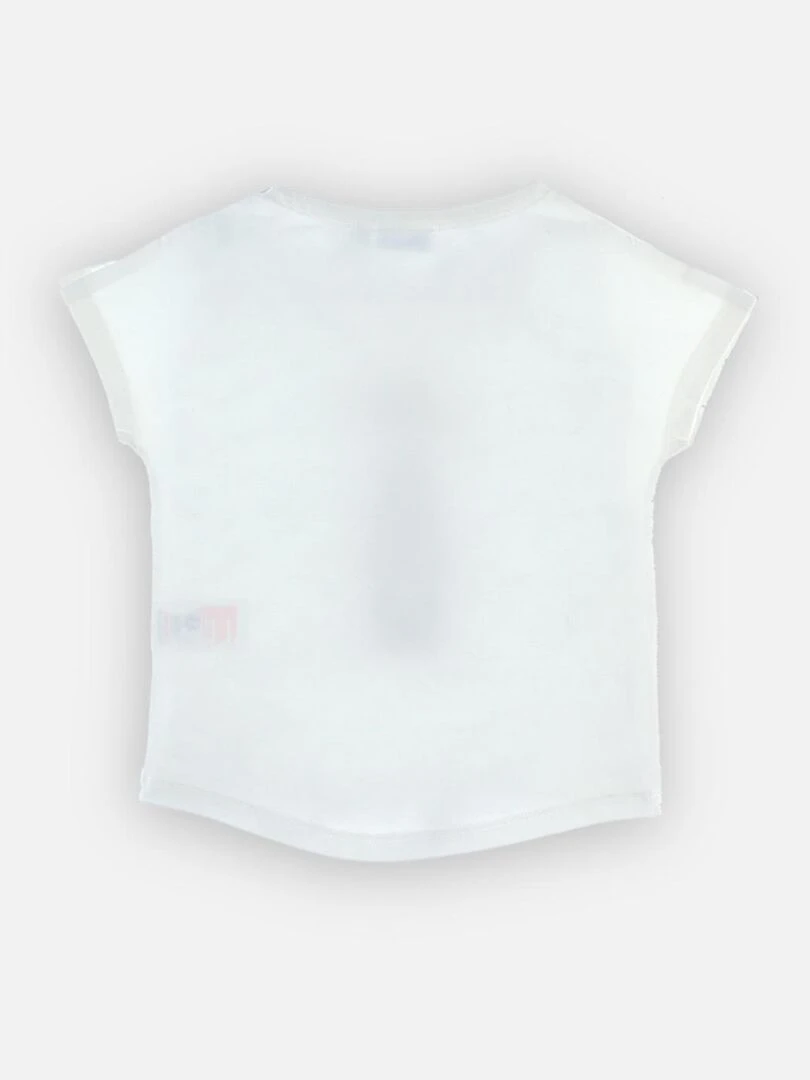 T shirt Lola à courtes manches    Noukie's   Blanc