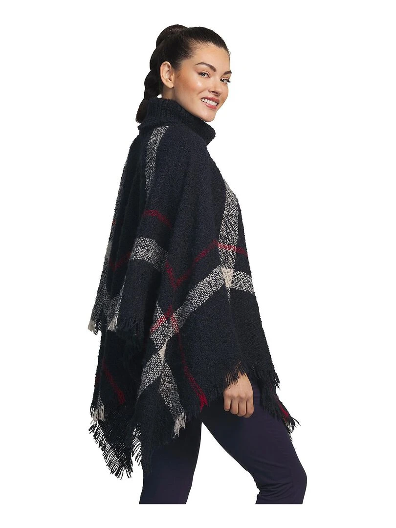 Poncho à col roulé Complementos Romantica Bleu marine