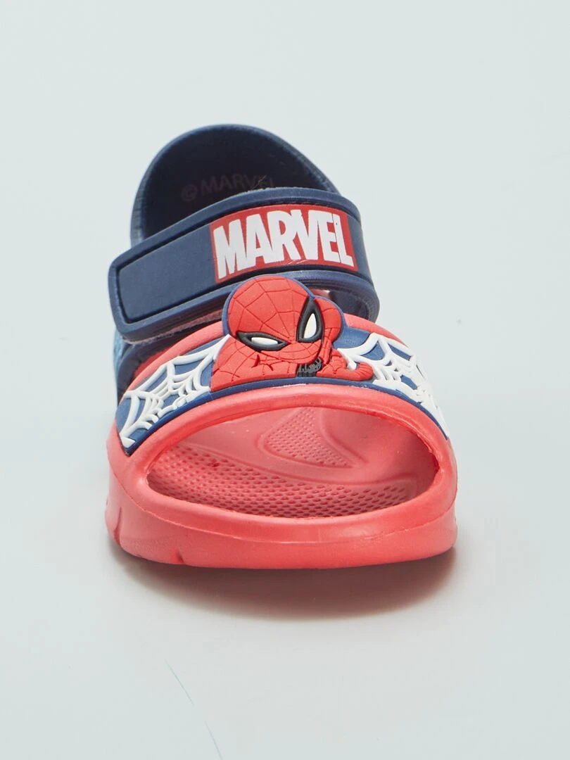 Sandales plates 'Spider Man'   Rouge