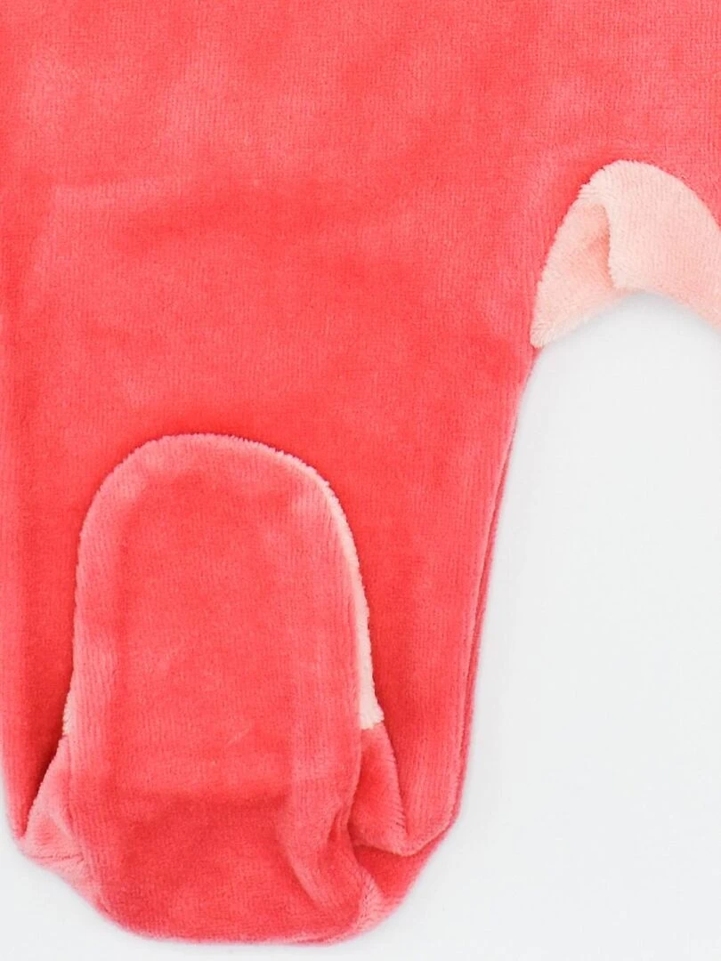 Pyjama Velours 'cute Tropical''doo&bo'   Rose