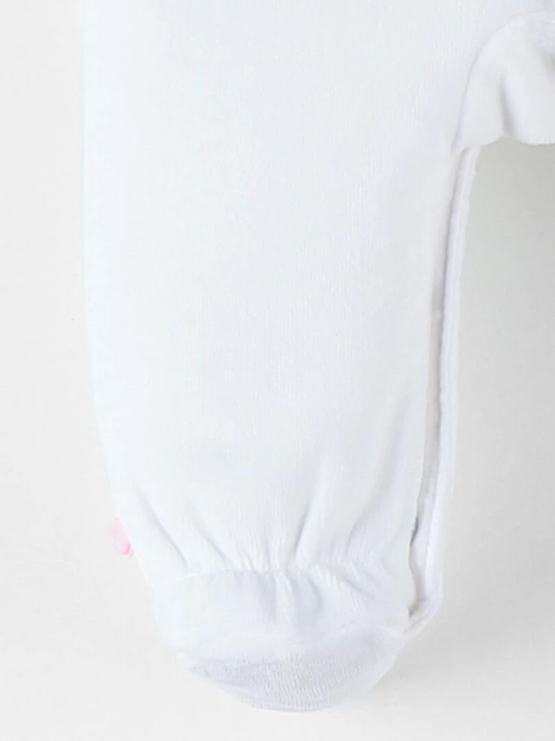 Pyjama 2 pièces Ops en velours  forêt/beige clair   Noukie's   Beige