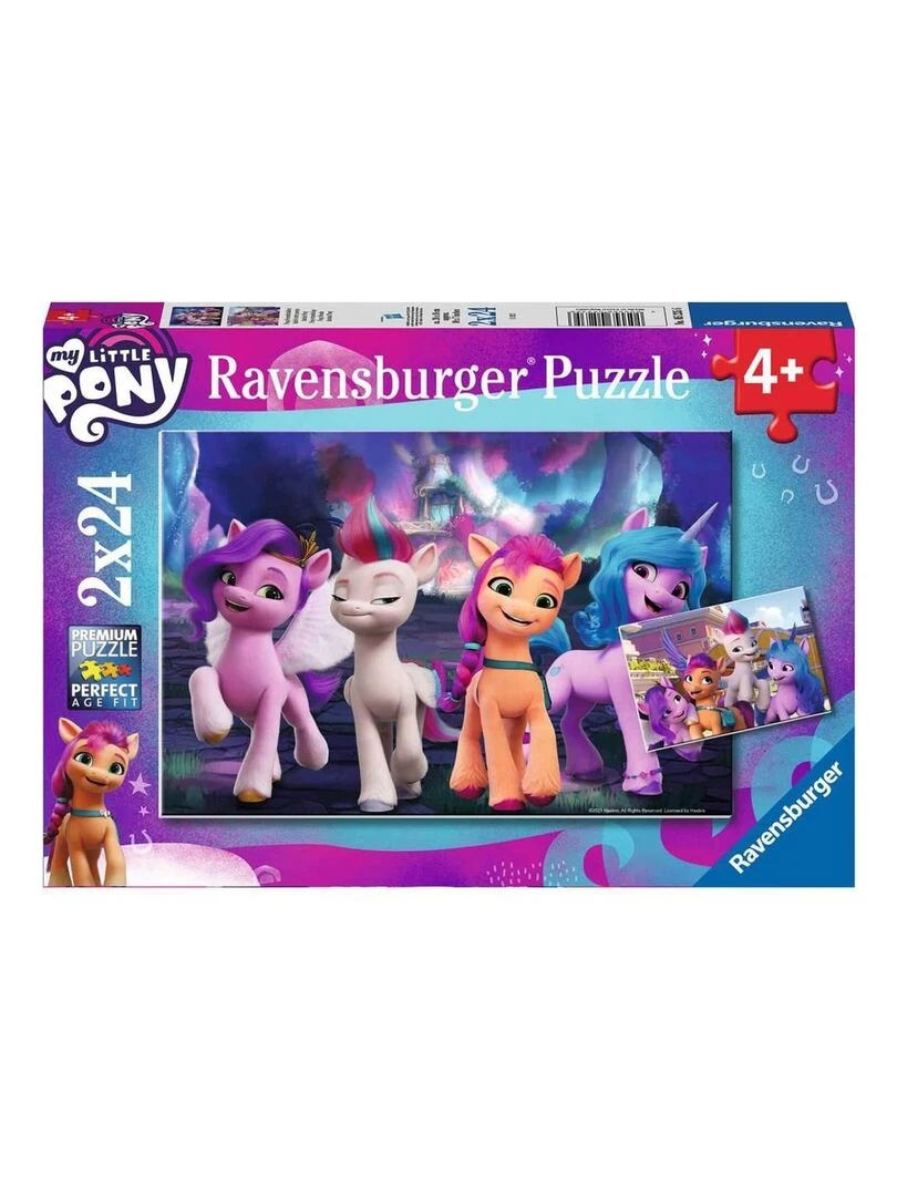Puzzles 2x24 pièces : My Little Pony : Amitié entre poneys N/A