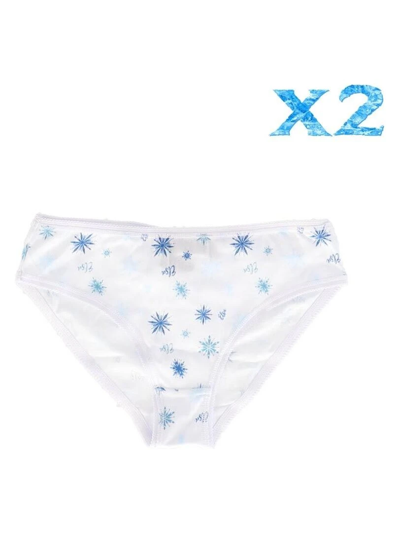 Lot de 7 culottes La Reine des Neiges Disney 10/11 ans   Fille   100% Coton   Bleu