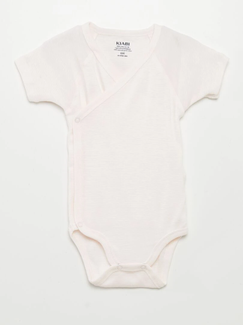 Lot de 3 bodies fantaisie Rose pâle