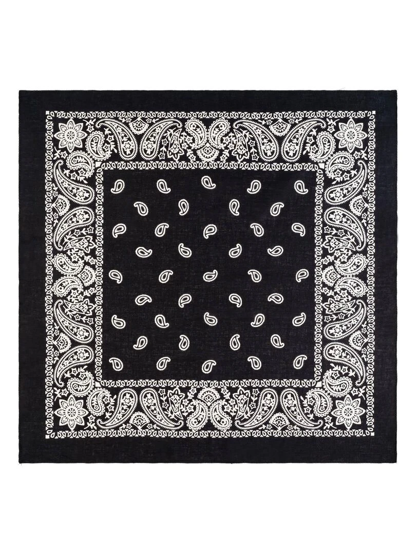 Bandana Coton U.S Premium   Noir