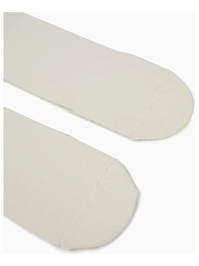 Collants en maille essential line 'Zippy' Ecru