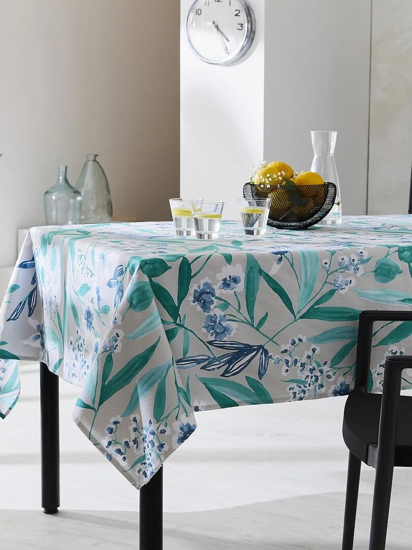 Nappe enduite Anita Vert foncé